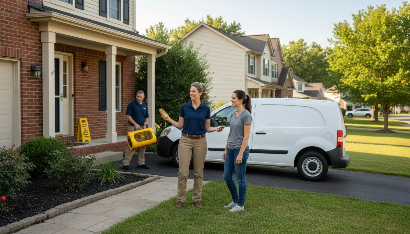 Water restoration image for Water Damage & Restoration Services in Sullivan, MO